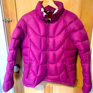 Pink down duvet synthetic mec